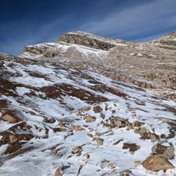 Tête de l’Estrop depuis la Foux d’Allos