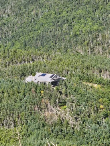 Galehead hut from the outlook