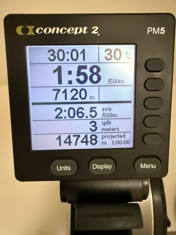 rowErg 3x10min
