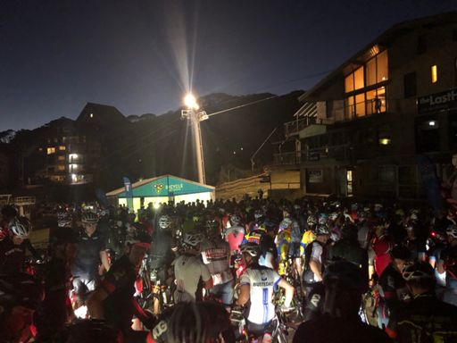 The anticipation. The good ole pre- start correll. It was warm for an alpine morning