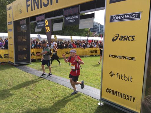 First marathon done. I was dusted.