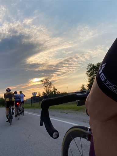 Just another beautiful morning ride