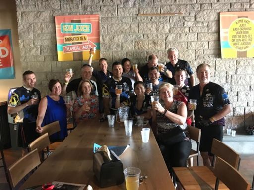 Team Ernie at the Stoney Creek Brewery