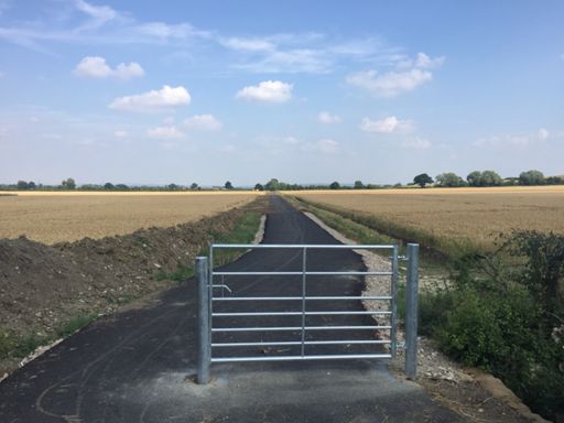 The new Aylesbury - Waddesdon Greenway, most of which is tarmaced.
