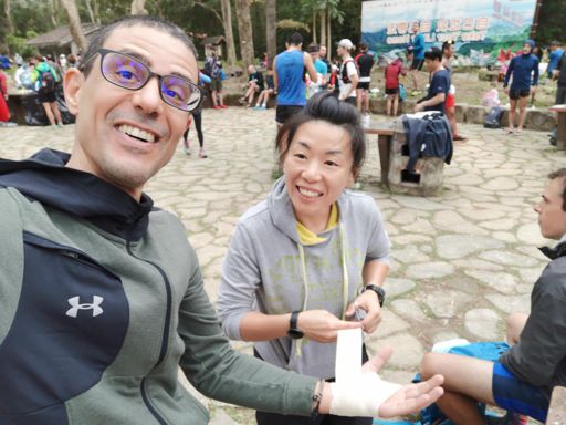 Very very very very nice lady that helped me out as she could see I was slightly out of my league on the DIY first aid.