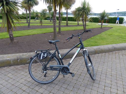 The bike I hired from a shop near the University