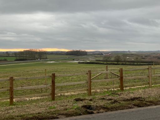 Right in the distance you can see the new bridge where East-West Rail will eventually pass under HS2