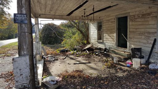 Abandoned gas station on the Old Cornelia Hwy. You see these every 3-4 miles between Gainesville and Cornelia. The old cars were gas guzzlers and many families made their living with these old country stores.
