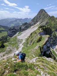 Crêtes au dessus du Schwarzsee : Fochsenflue et Chörblispitz
