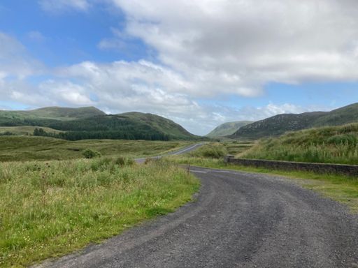 The top of the windy gap
