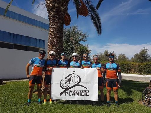 Depois de 04h10m a chegada da equipa com sete Trepadores a Reguengos de Monsaraz.