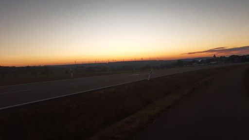 Sonnenuntergang bei Bell/Hunsrück.