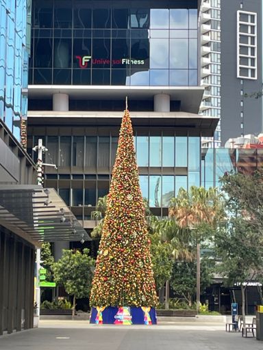 Christmas tree in the City of Parramatta 
