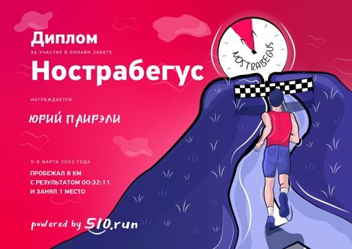 80 участников онлайн-забега