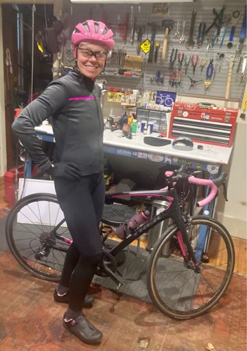 The fashionist in the new Castelli kit