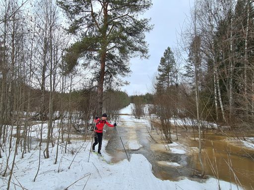 Первая водная преграда.