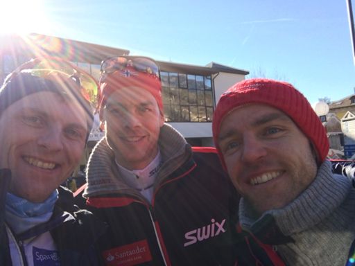 Kun 34 min skilte mannen til høyre og meg;) Høres kanskje mye ut.. Er mye. Toppidrett er rått!!