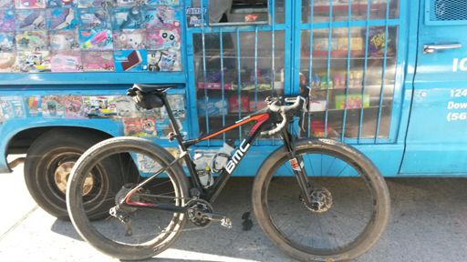 He tried to outrun me. Seriously, I'm a lot faster than those fat kids.