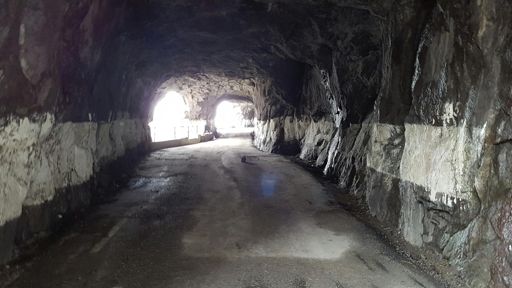 Sykkeltunnell opp fra Jøssingfjord