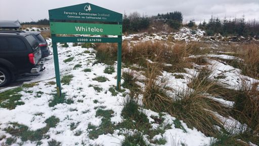 Whitelee holding onto the snow