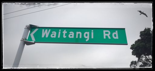Waitangi Rd on Waitangi Weekend