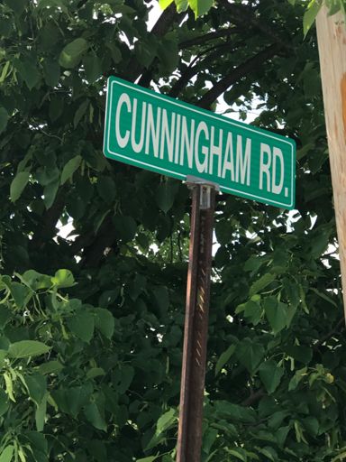 Zig zagging up Cunningham Rd.