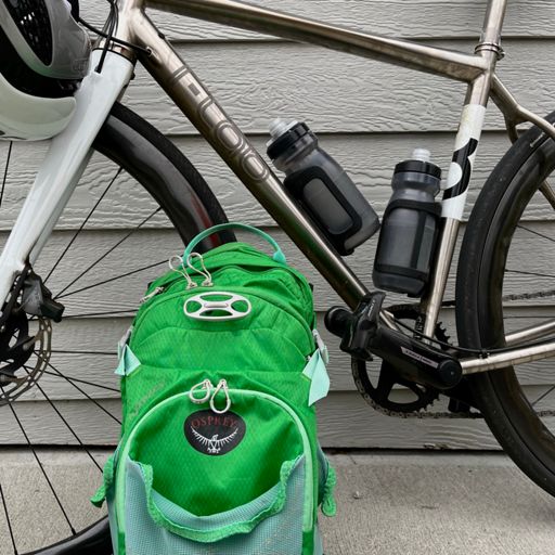 Bike + backpack