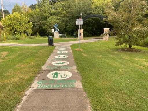 Cleveland bike path, ironically it went under the road I needed to turn on with no exit so I had to take a gravel access through the woods into the back of an ambulance service building and then make my way out. 