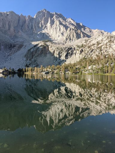 University Peak from beautiful and quiet Matlock Lake.