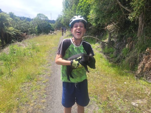 What the Grandkids find out in the wild biking