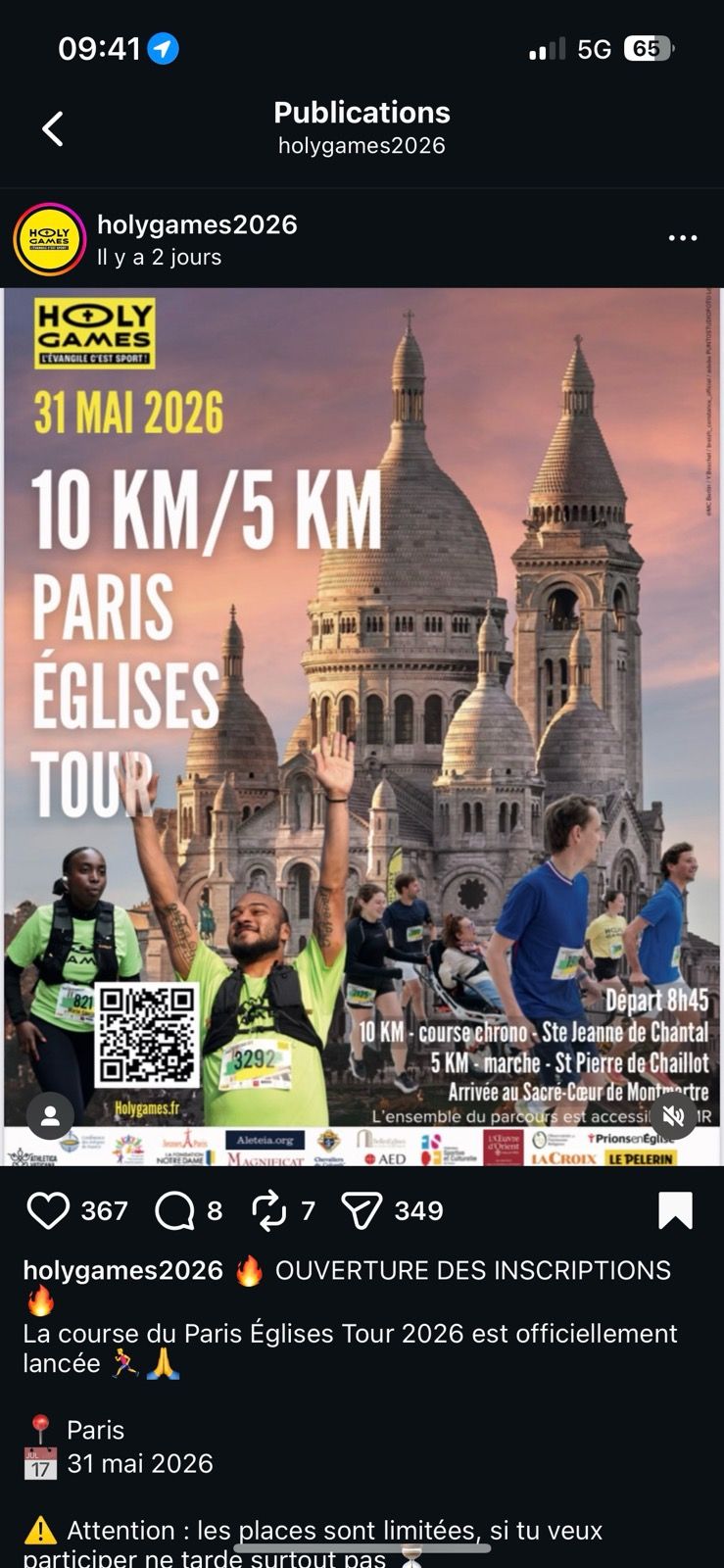 Hey. Des personnes qui comptent participer à ces 10 km ?