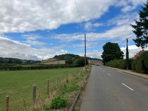 Eventually climbed the hill up ahead, although not from this side