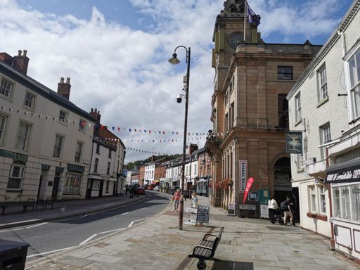 Welshpool high street.