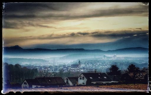 Nürtingen im Nebelschwaden