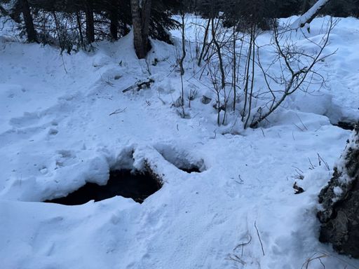 Don’t look at the hole, or you’ll go for a swim!