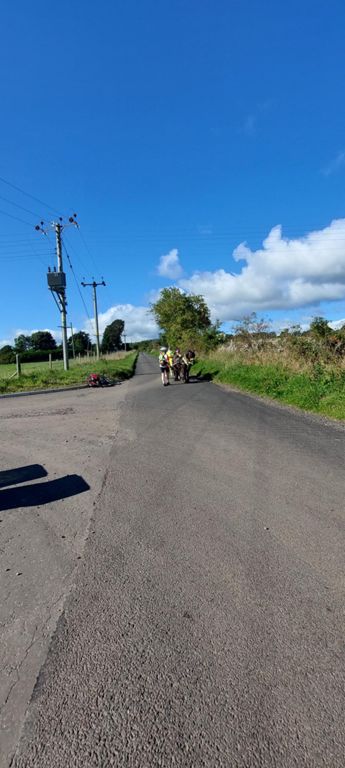 W hen I caught Lorraine up, she was talking with a lady driving a horse and cart.