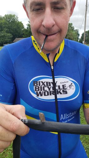 Ben has a knack for finding debris