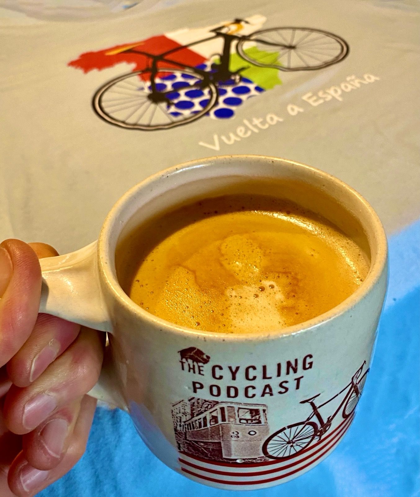 Thanks to Stacy Schneider for the awesome CP mug. How’s everyone enjoying the Vuelta? 