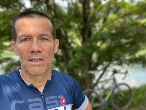 Kurze Verschnaufspause an der Aare in Biberstein