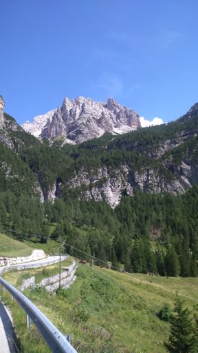 Dans la descente du Passo Duran