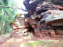 Run-visite des vestiges de la Pierre Piquee