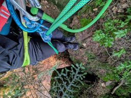Entraînement descente en  rappel
