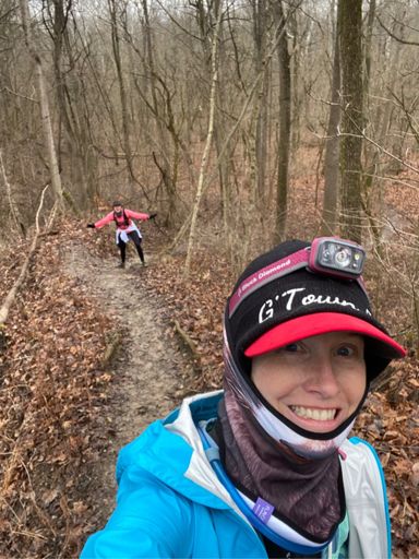 First big hill at Twin Creek Metropark.