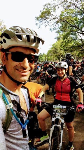 Minha parceira de pedal e tudo mais!