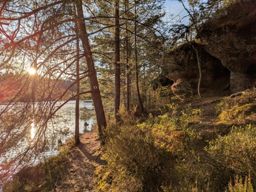 Footing au lac + sunset sur le retour