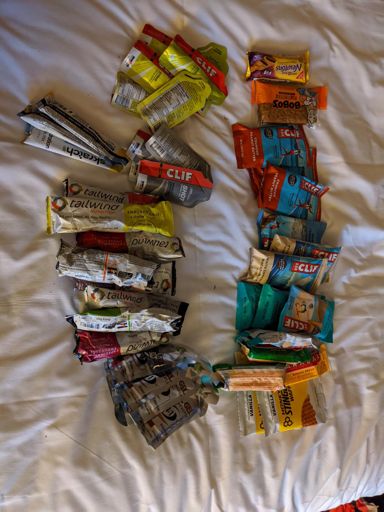 In the dark, all cliff bars taste the same.
