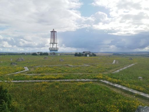 Begehbare Landkarte auf der Schmirchauer Höhe