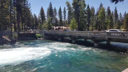 Truckee river at max capacity