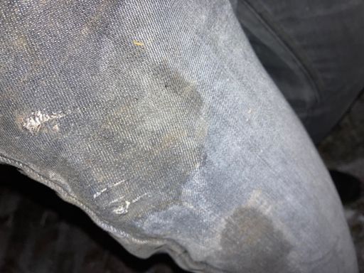 Zum Abschluss über den Asphalt geschlittert 🤕