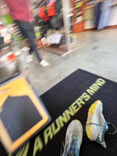 Stopped by A Runner’s Mind to donate old shoes.  Farewell HOKA Challenger ATR 7 shoes; thank you for your ~500 miles of service.